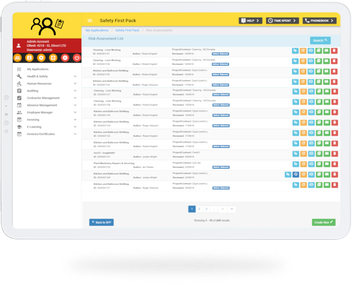 Safety first pack portal screen